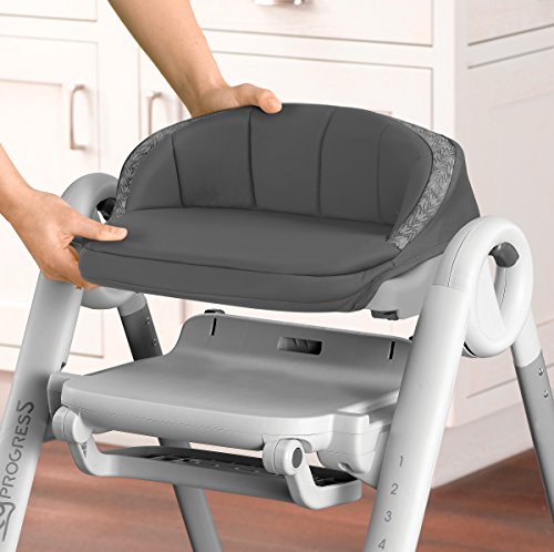 Chicco Polly Progress 5-in-1 Highchair - Minerale | Black