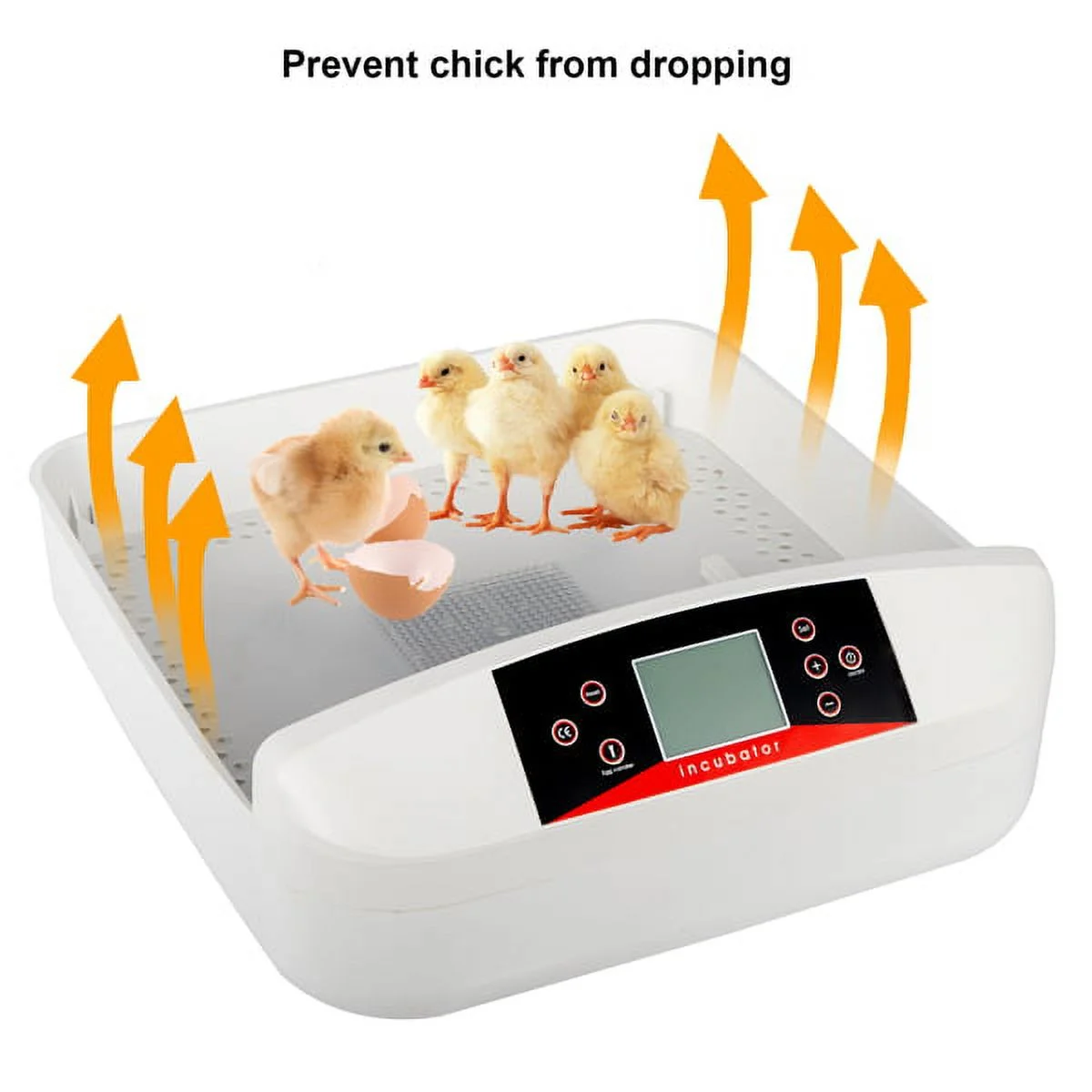 56-Egg Incubator, Fully Digital Incubators for Hatching Eggs with Automatic Egg Turning, Humidity & Temperature Control, Poultry Hatcher Machine for Hatching Chicken Duck Goose Pigeon Quail Bird