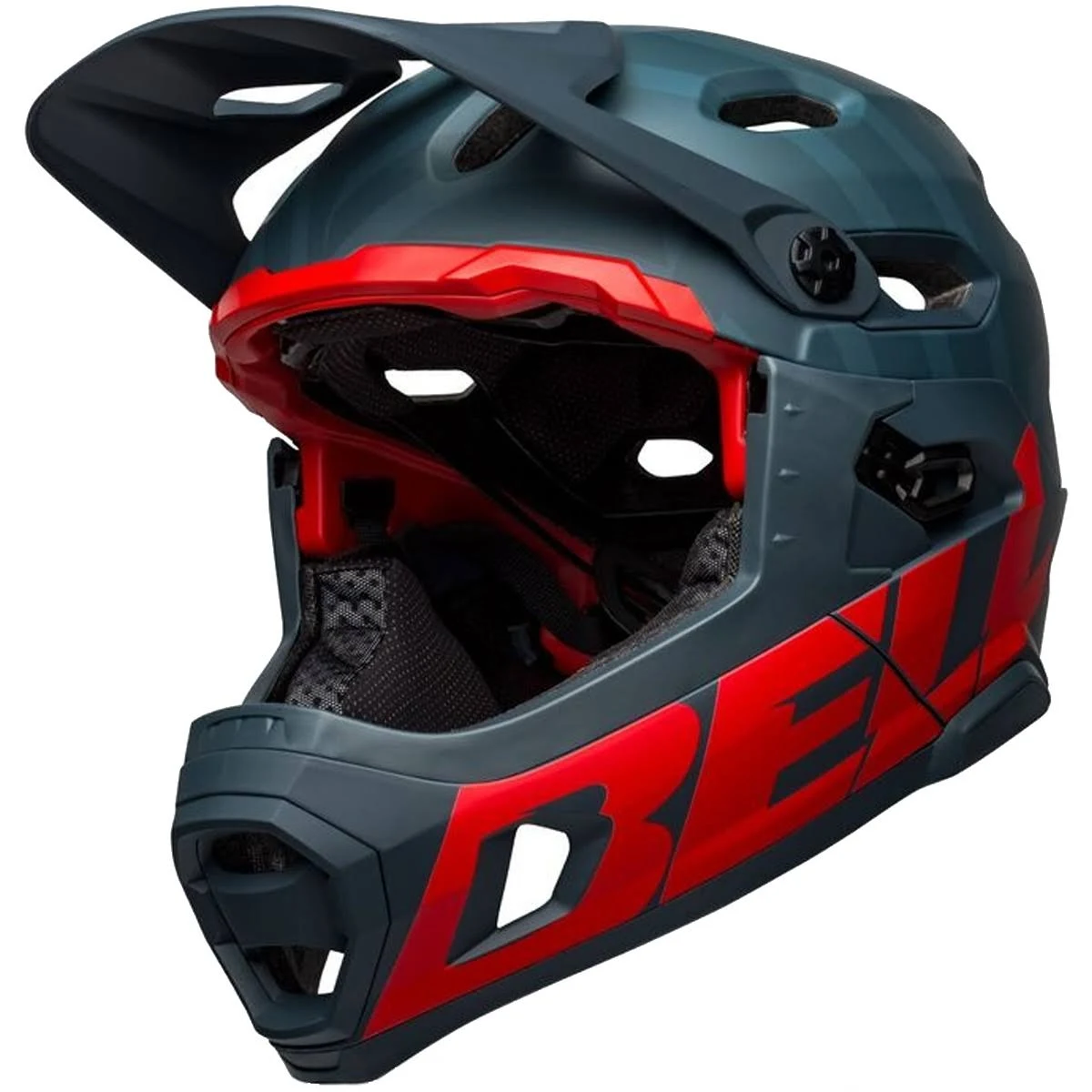 Bell Super DH Spherical MIPS Helmet Matte Blue Red M