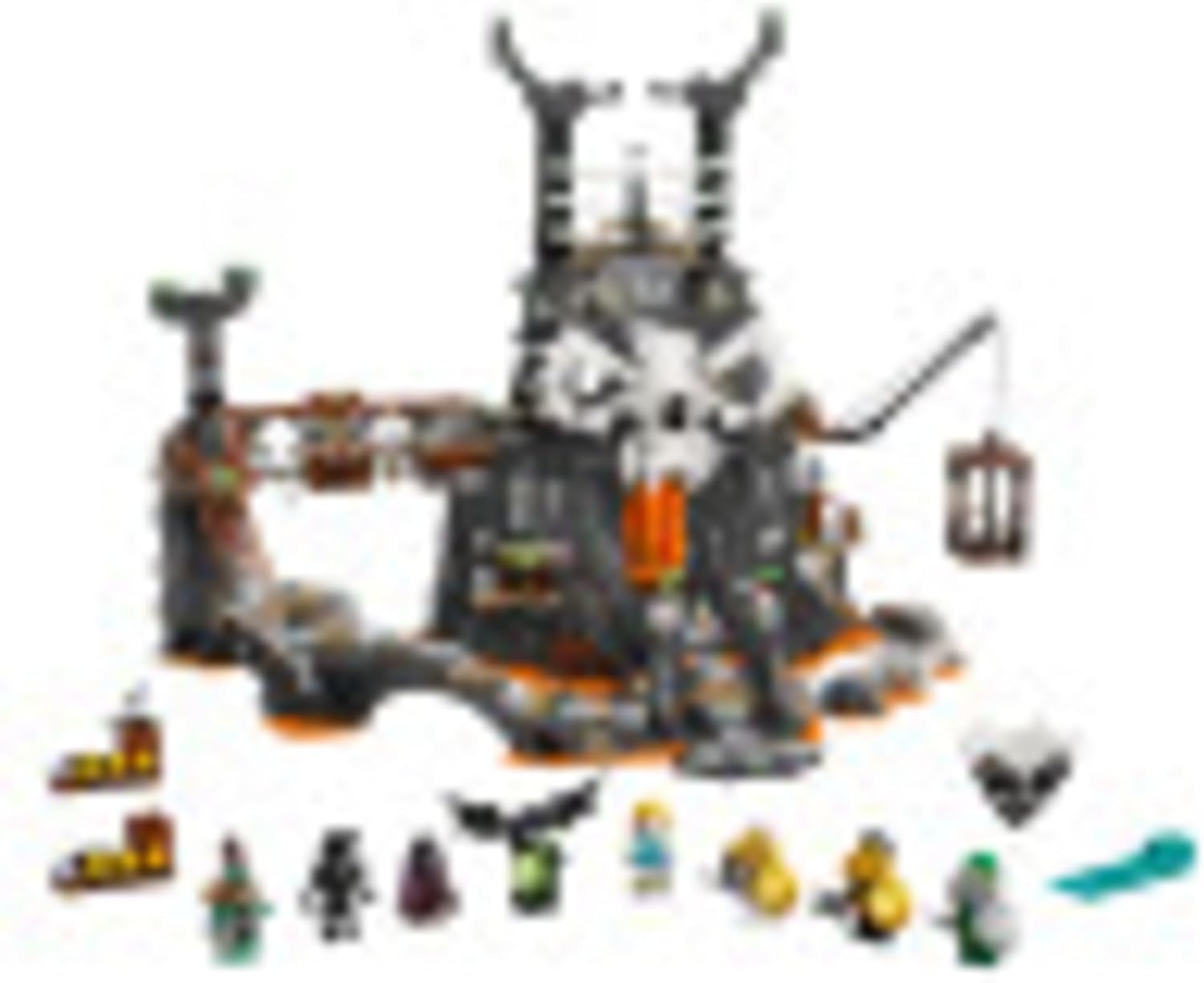 LEGO NINJAGO Skull Sorcerer’s Dungeons 71722 Dungeon Playset Building Toy for Kids Featuring Buildable Figures (1,171 Pieces)