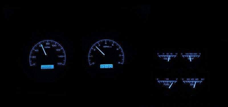 Dakota Digital 68 Chevy Camaro with Console Gauges Analog System VHX-68C-CAC-K-B