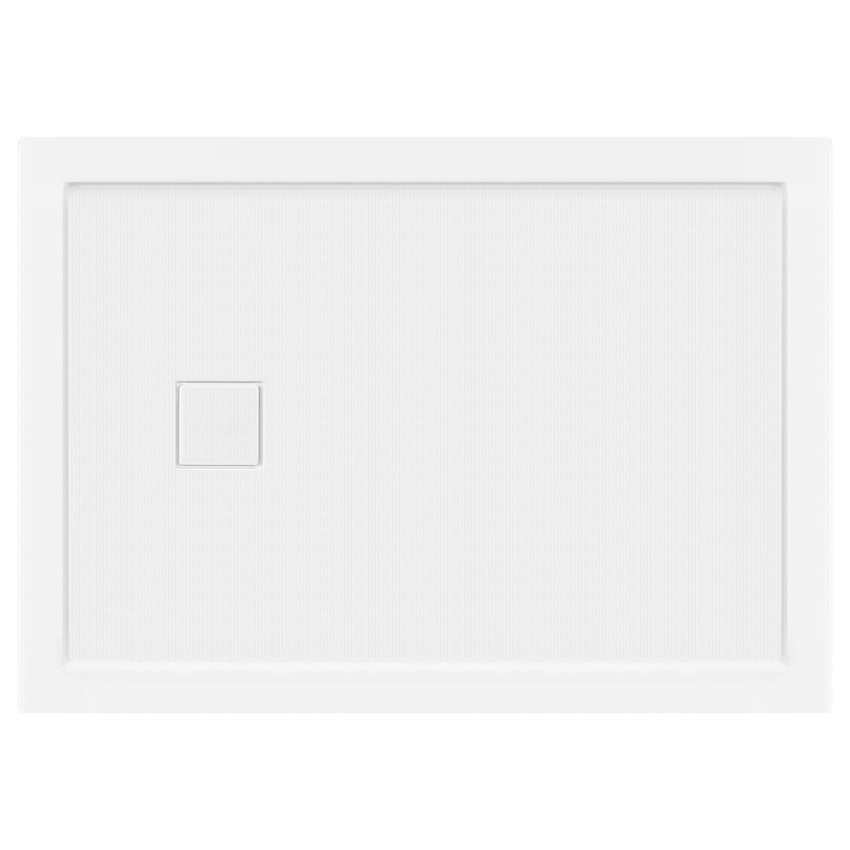 LessCare 48 x 34 Single/Double Threshold Shower Base Pan Right/Left Drain, White