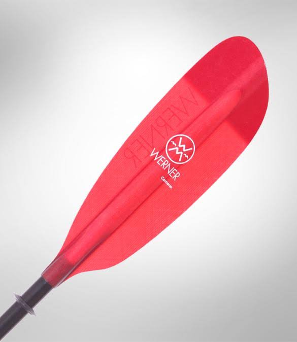 Werner Camano Fiberglass Kayak Paddle Straight Shaft