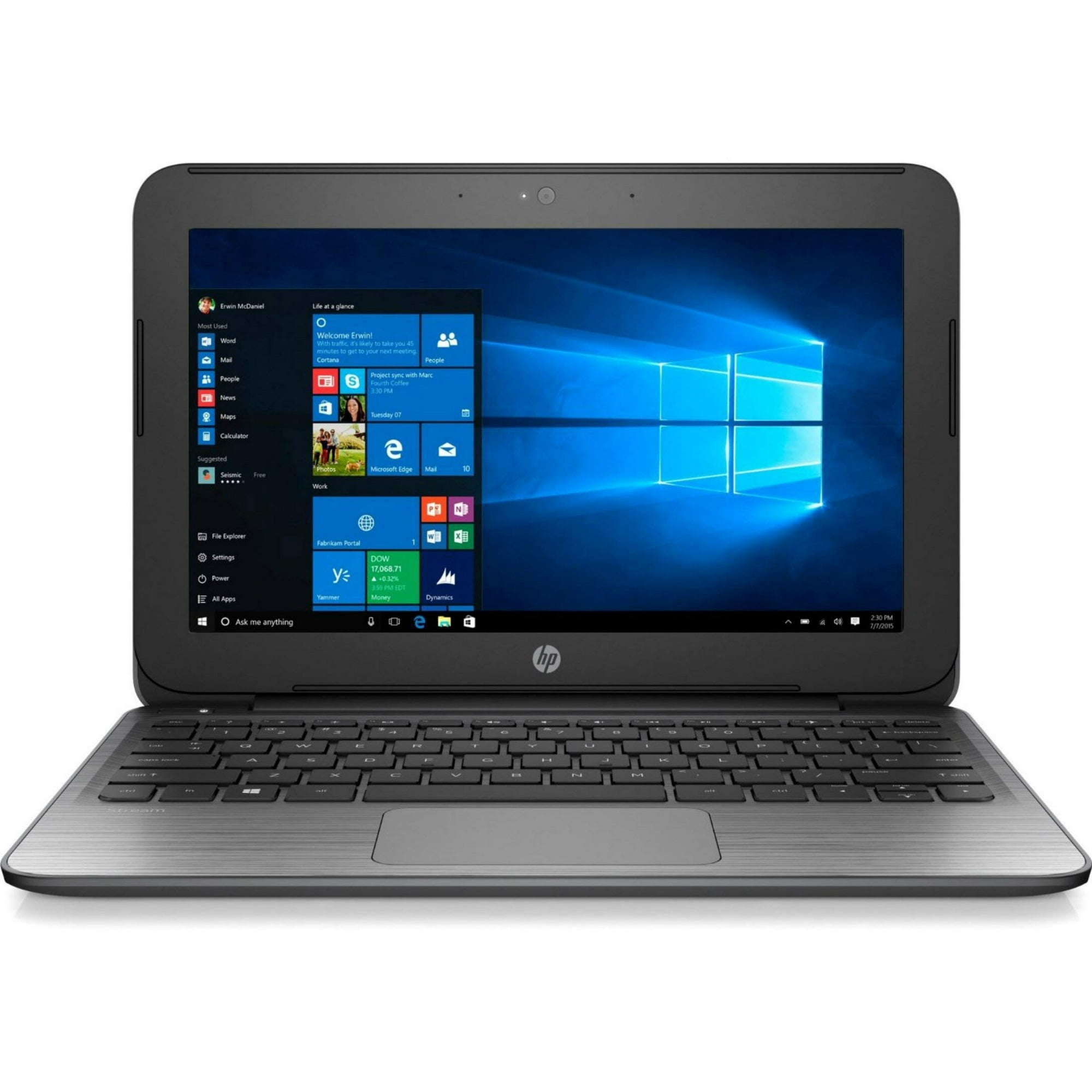 Restored Laptop HP Stream 11 Pro G2 -11.6” Intel Celeron N3050 Ram 4GB 32GB SSD Windows 10 Pro (Refurbished)