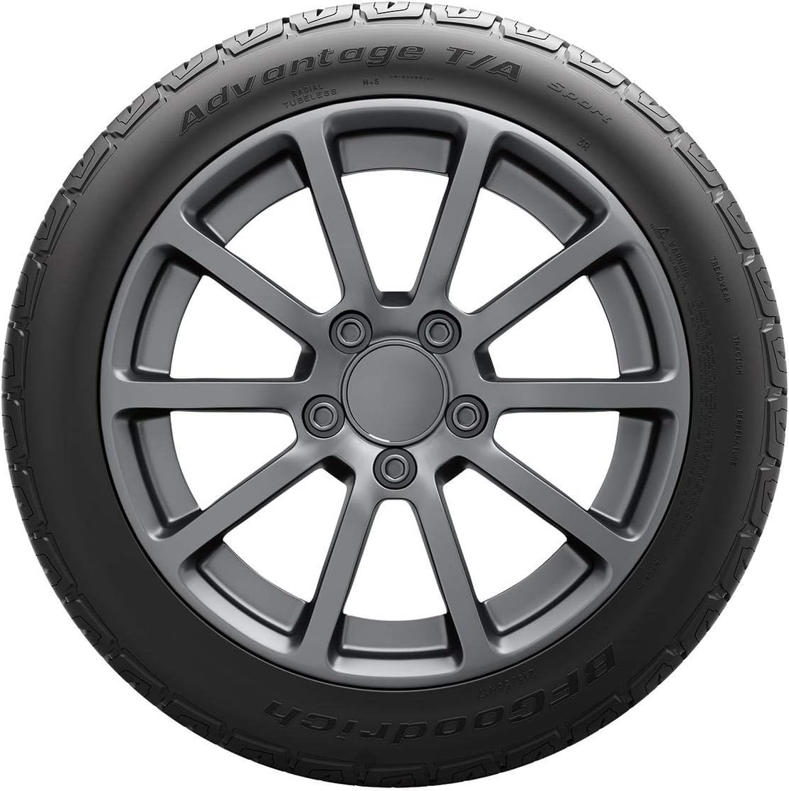 BFGoodrich Advantage T/A Sport All-Season Radial Car Tire for Passenger Cars, 225/60R18 100V