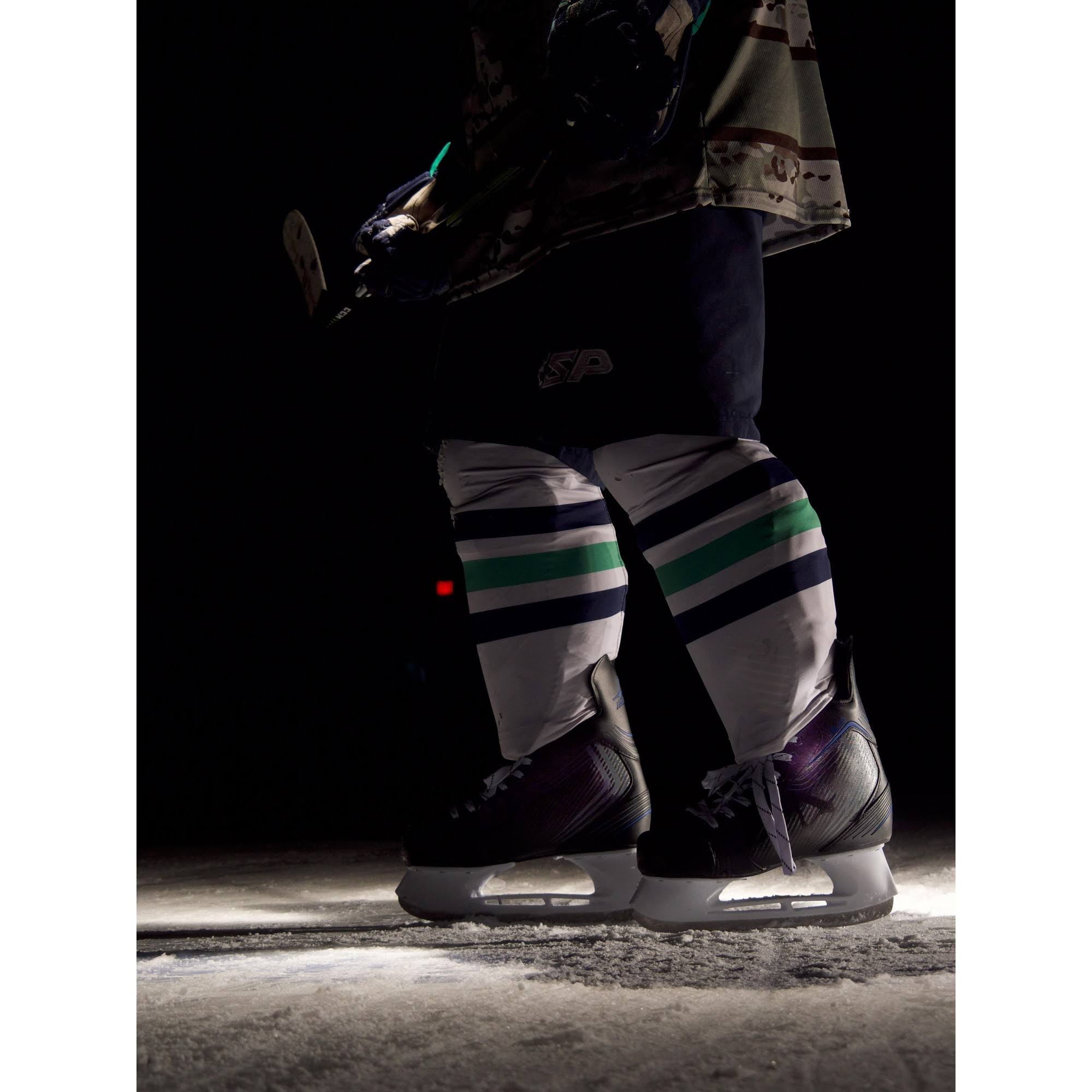 American Ice Force 2.0 Hockey Skate, 8, Black