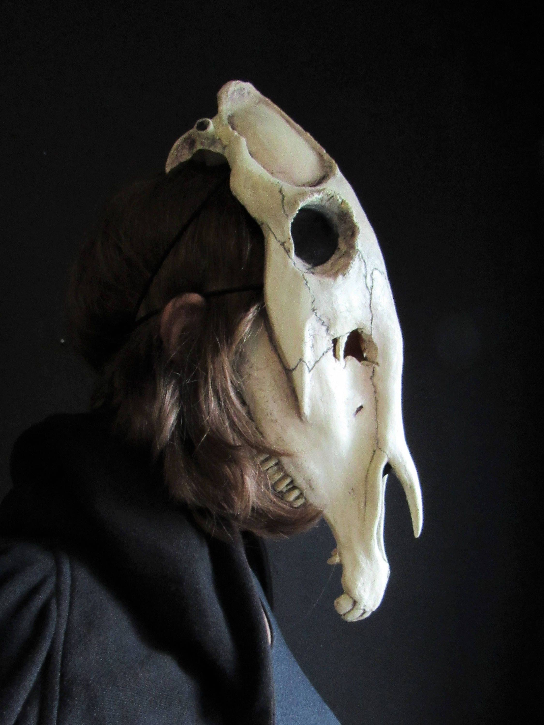 Horse Skull Mask Shaman Animal Cosplay Accessories