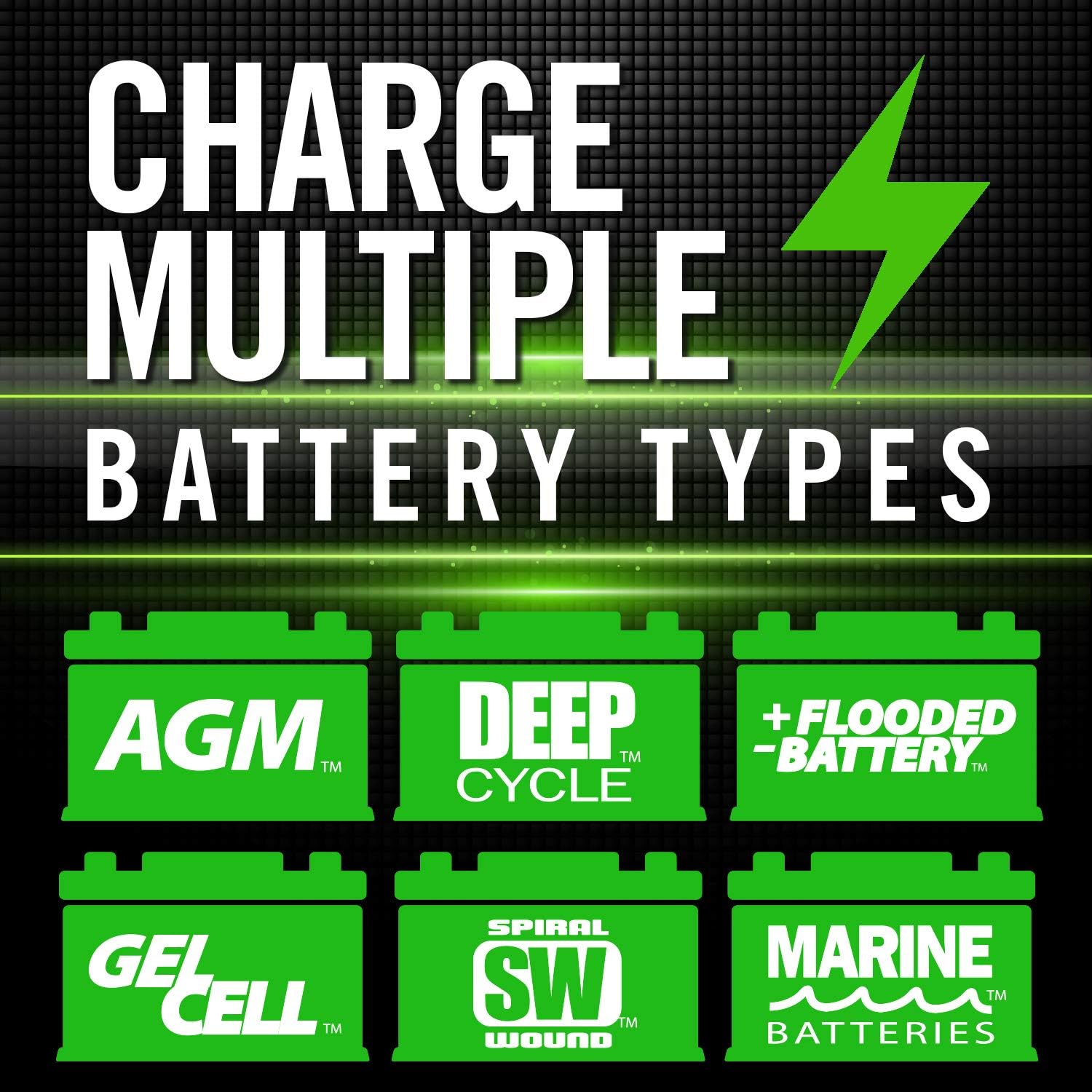 Clore Automotive PL2320 20-Amp Fully-Automatic Smart Charger, 6V and 12V Battery Charger, Battery Maintainer, and Battery Desulfator with Temperature Compensation
