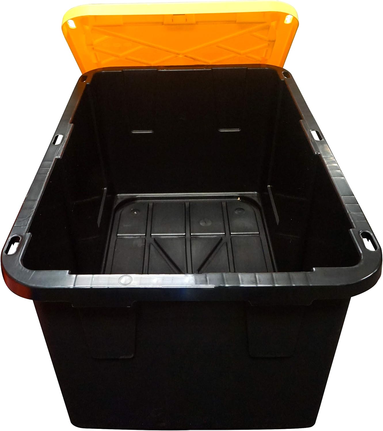 Greenmade 4 Pack Heavy-Duty Plastic Storage Boxes with Lids, 27 Gallon (4)