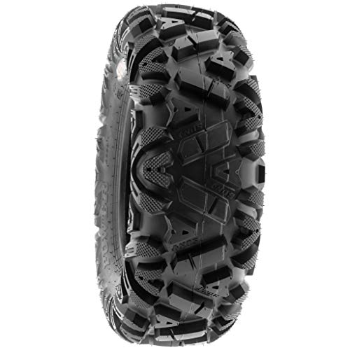 Set of 2 SunF A033 Power.I AT 25x8-12 ATV UTV Off-Road Tires All-Terrain, 6 Ply Tubeless