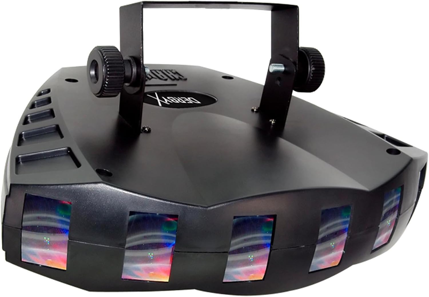 CHAUVET DJ Derby X RGB LED Derby w/Static, Blackout, Strobe Effect Light & Automated/Sound Active Programs