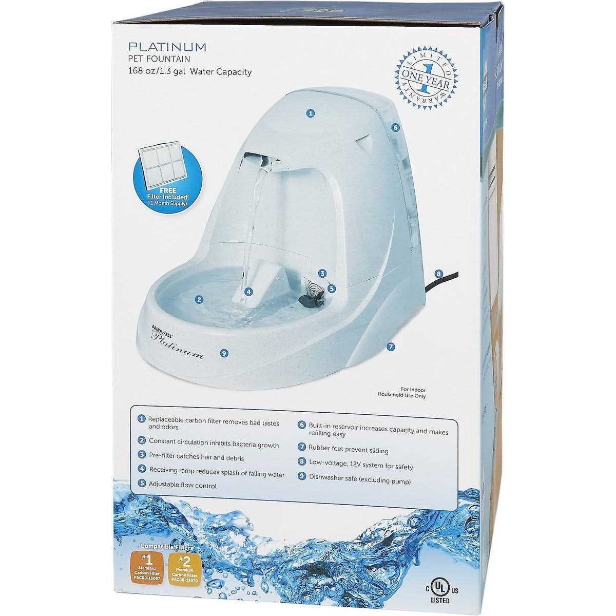 Drinkwell Platinum Pet Fountain - Pet Supplies online store