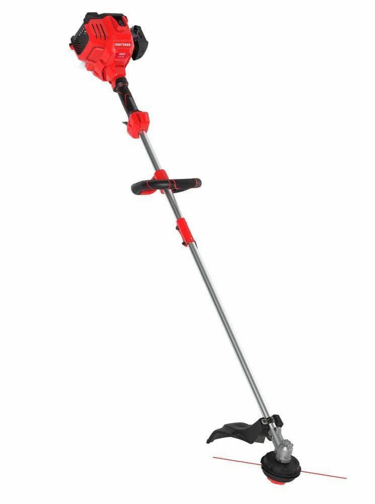 Craftsman WS2400 27-cc 2-Cycle 18-in Straight Shaft GAS String Trimmer with Attachment Capable and Edger Capable | CMXGTAMDSS27