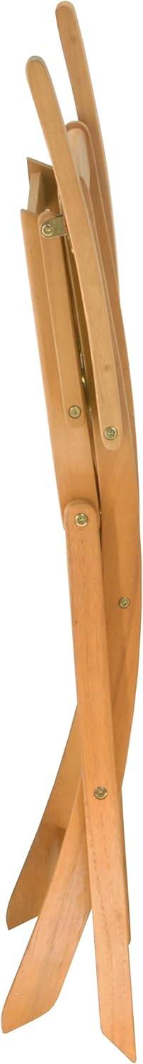National Outdoor Living Eucalyptus Wood Folding Patio Armchair, Set of 2