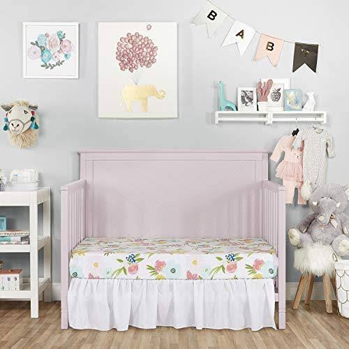 Dream on Me Skyline 5 in 1 Convertible Crib - Blush Pink