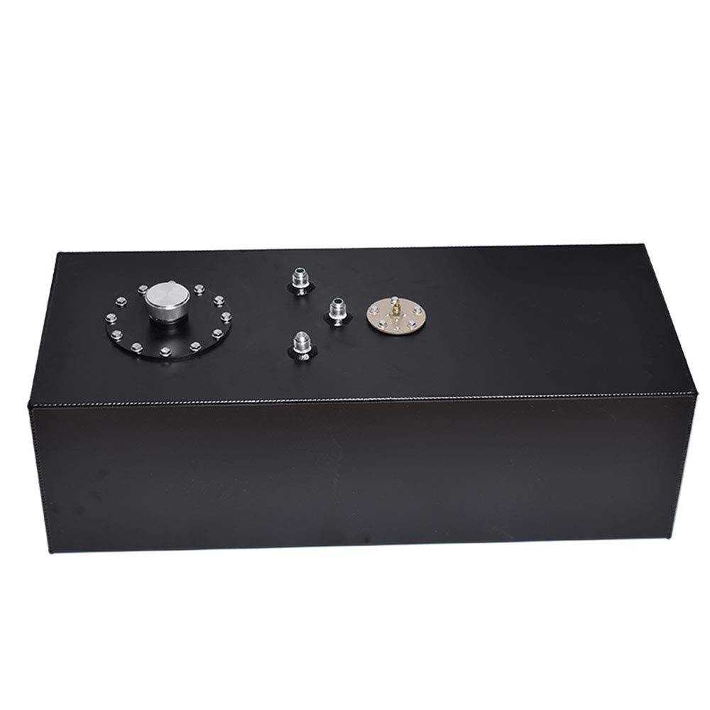 Aluminum Racing/Drift Fuel Cell Gas Tank &amp; Cap &amp; Level Sender 15 Gallon/57L Black - Shop Hardware Tools Online Store