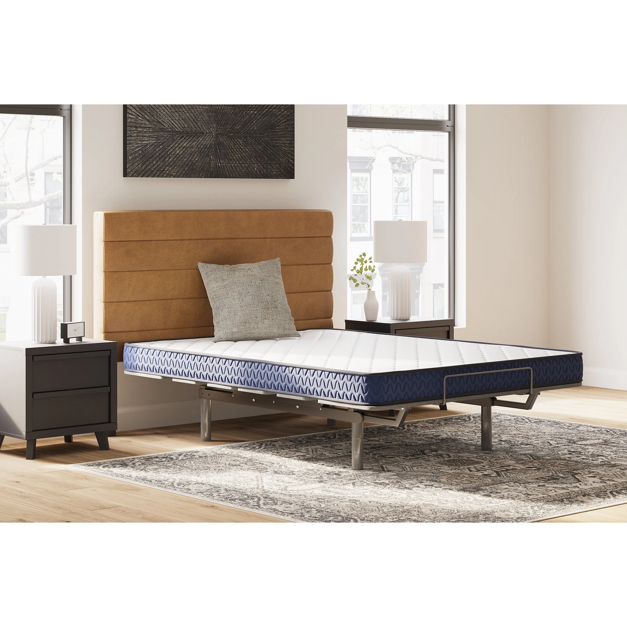 Signature Design by Ashley Firm Full Foam Mattress, White - Curated Treasures Market