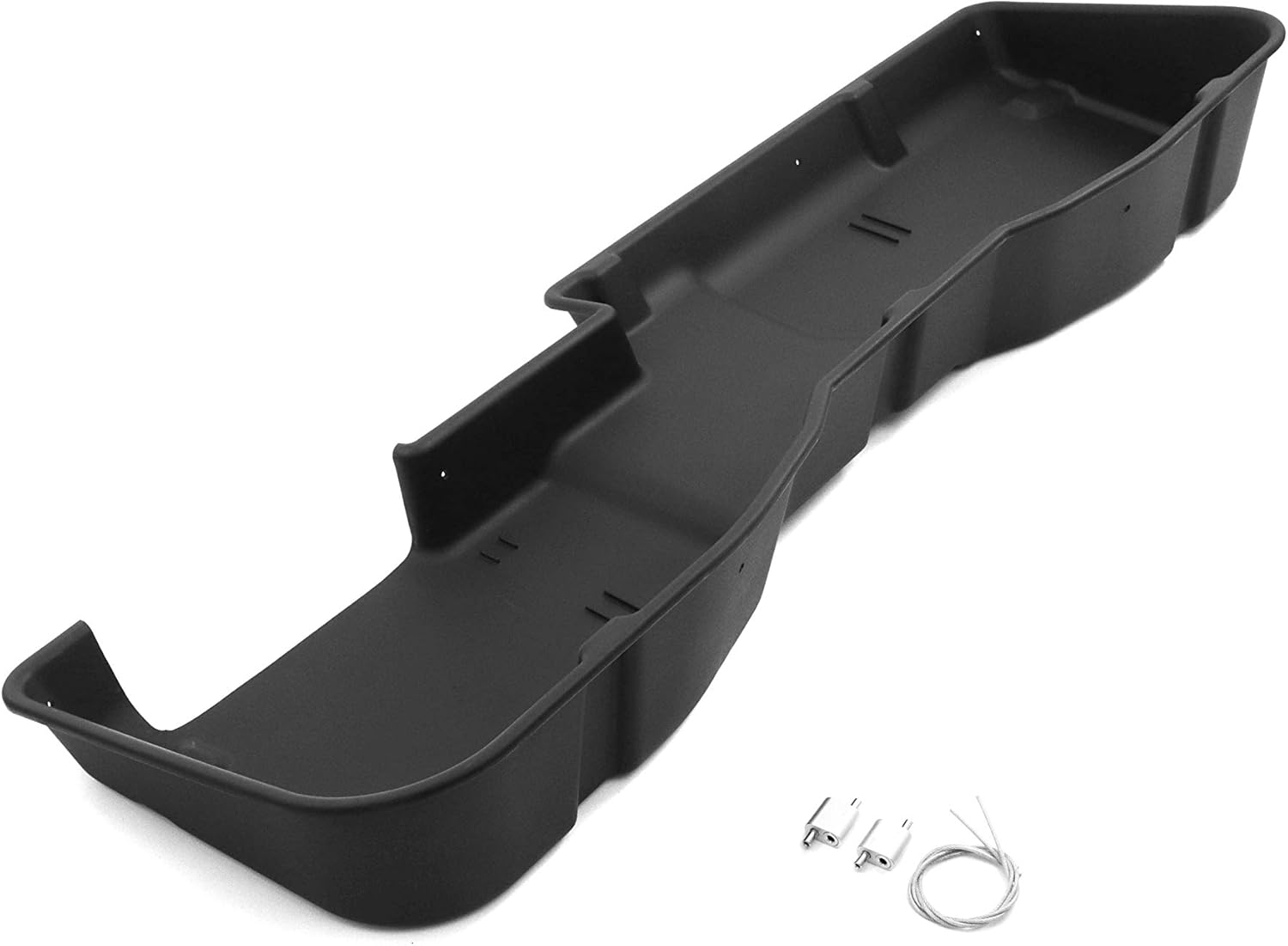 Red Hound Auto Under Seat Storage Box Compatible with Chevrolet Chevy GMC Silverado Sierra 1500 2019-2022, 2500HD 3500HD 2020-2022 Crew Cab Only Underseat System