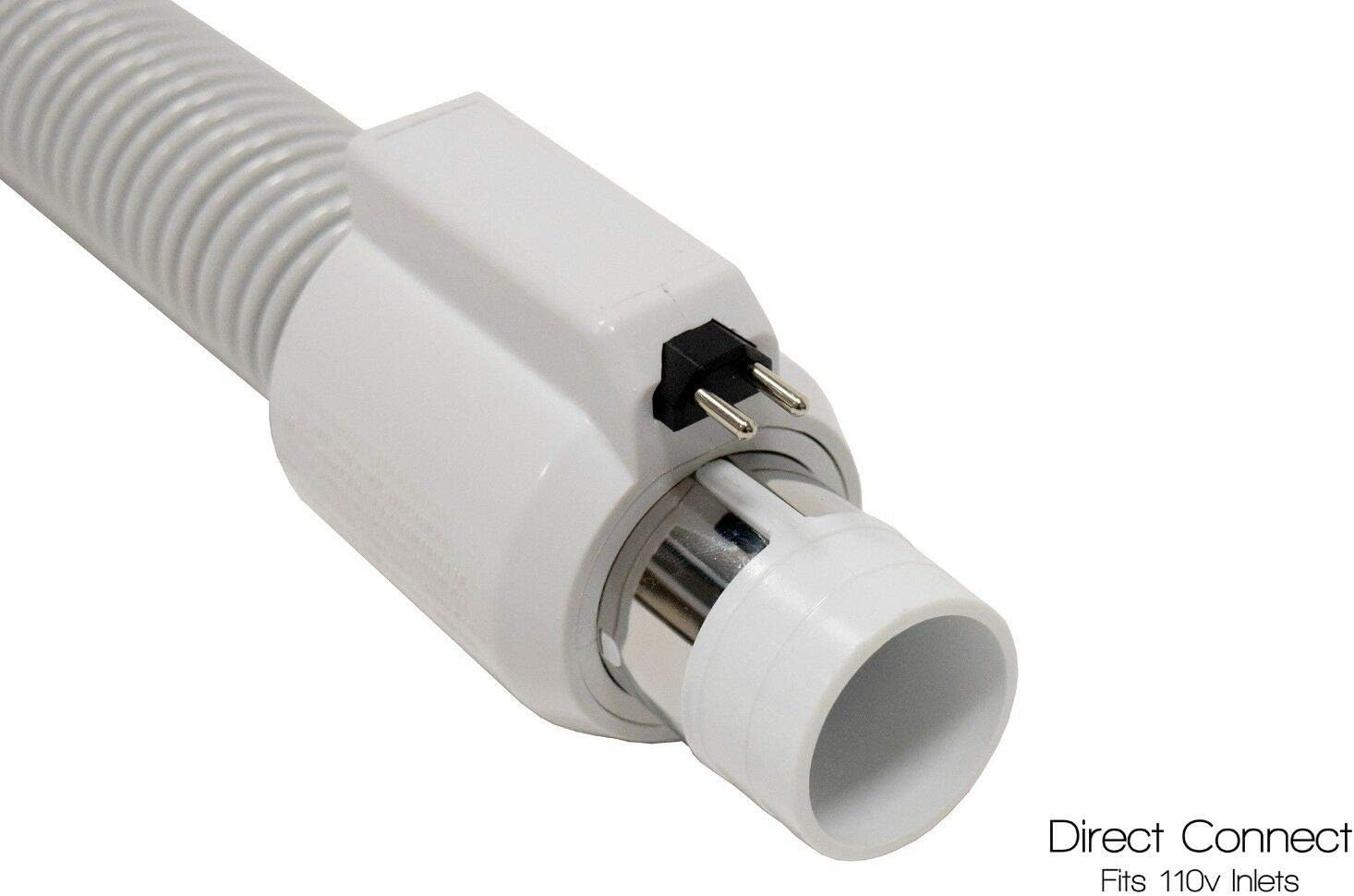 35' "Comet Central Vacuum Attachment Kit with Hose, Power Head & Tools - Works with All Brands of Central Vacuum Units