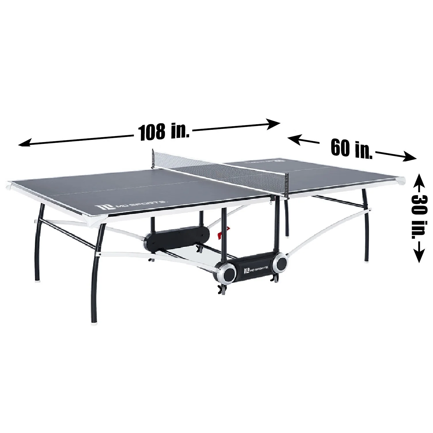 MD Sports Official Size 15mm 2-Piece Indoor Table Tennis
