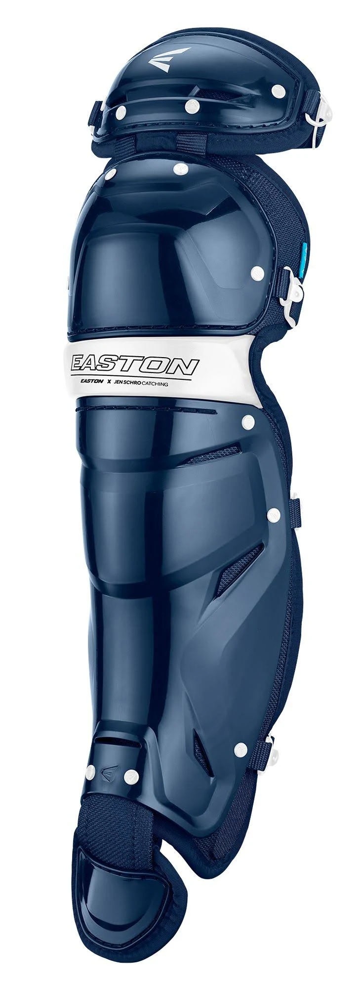 Easton Jen Schro The Very Best Catcher&s Leg Guards, Medium, Navy