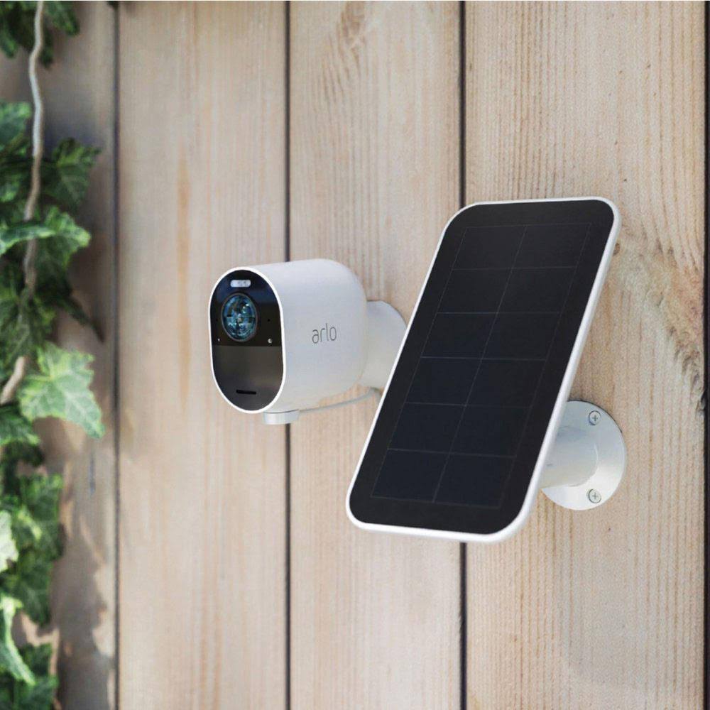 Solar Panel Charger for Arlo Ultra/Pro 3 Security Cameras - White/Black