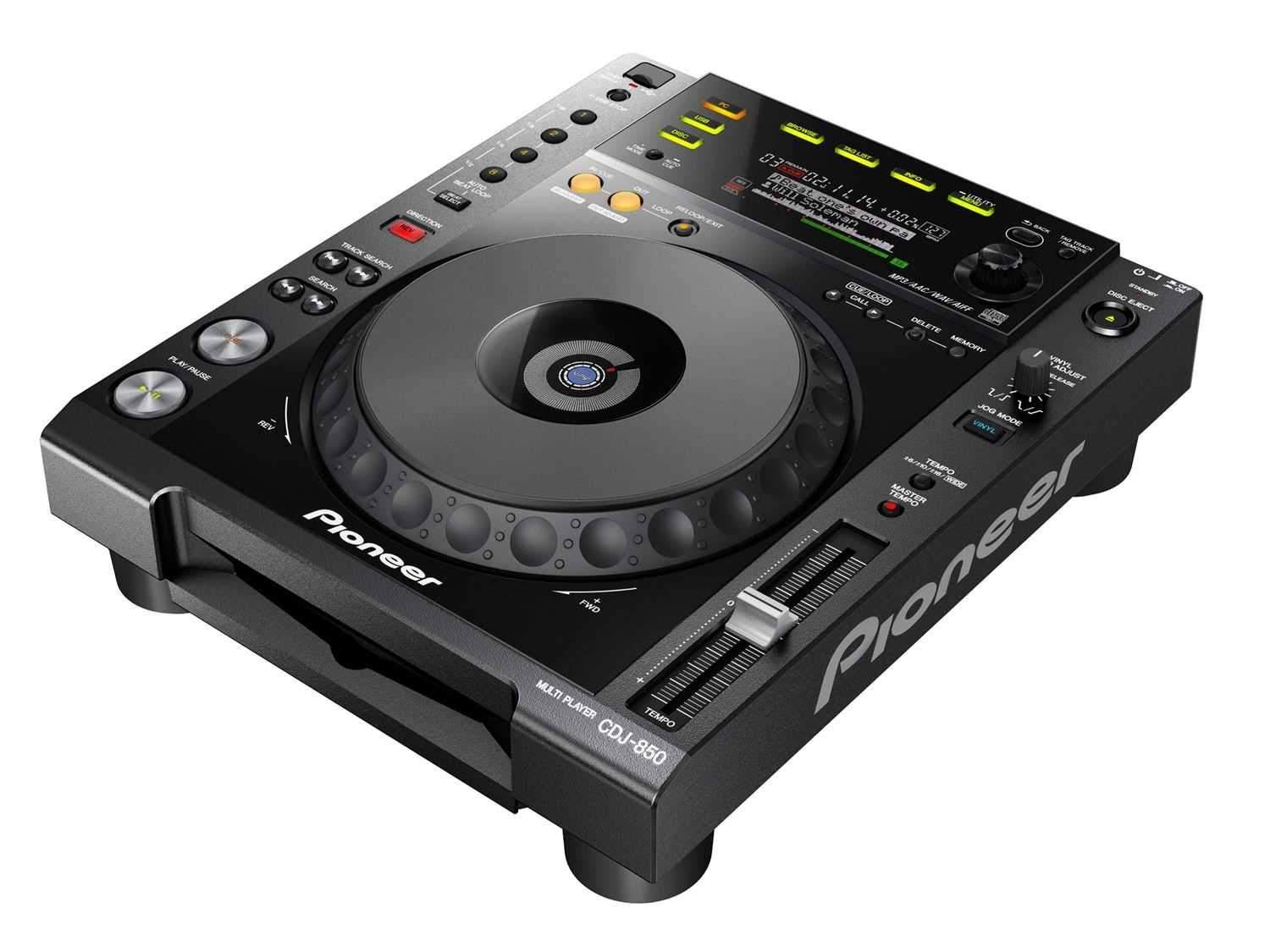 Pioneer CDJ-850-K Single CD Player (Black)
