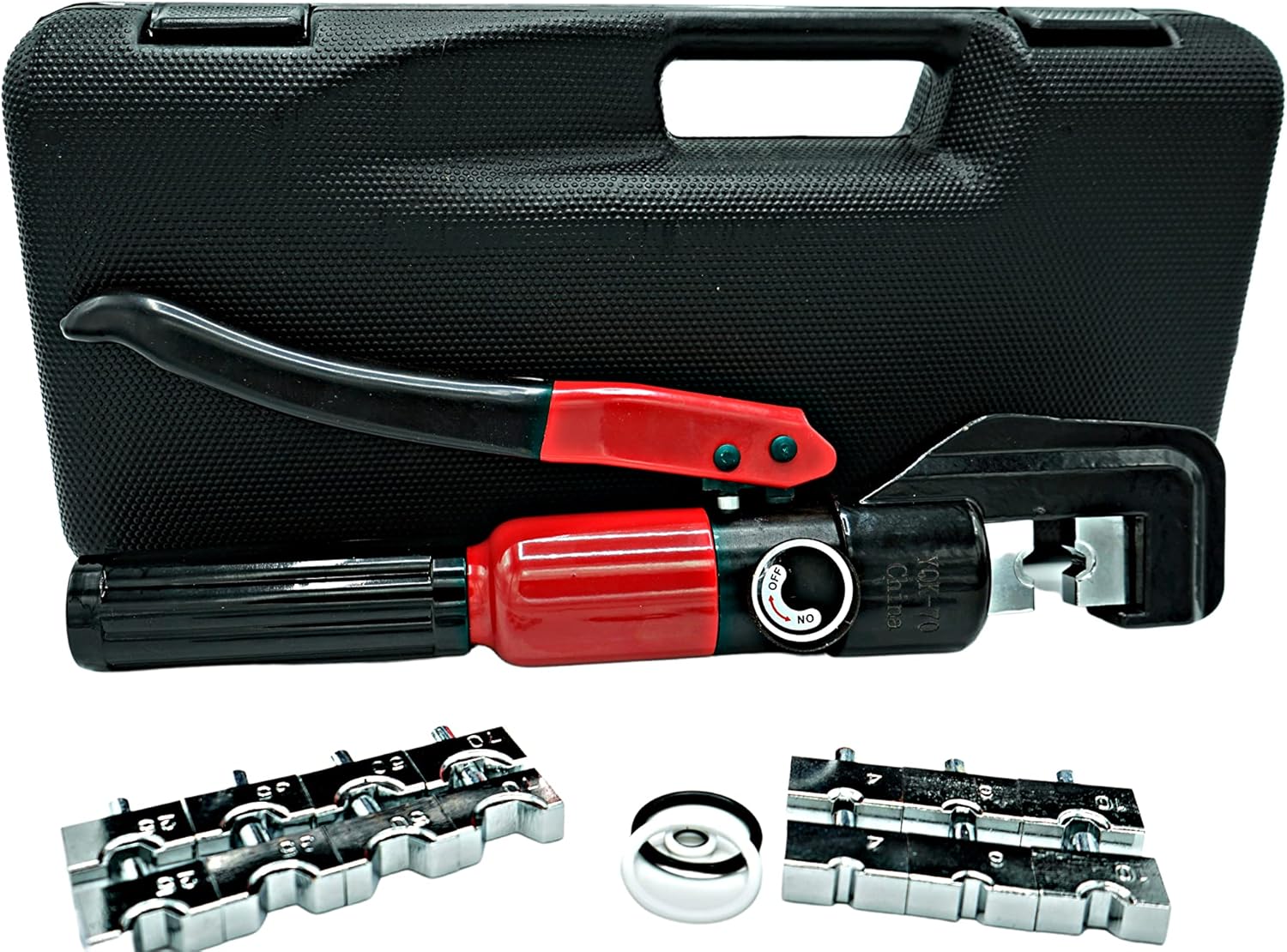 Hydraulic Cable Crimper and Swage Tool. Great for Crimping Battery Lugs, Large Electric Cables or Swaging Stainless Steel Cable/Rope. Pack of 2