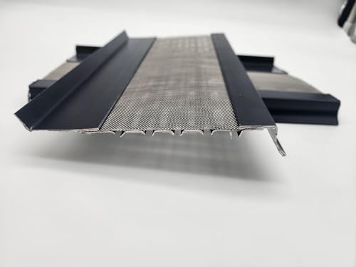 LEAF4GO D2:D150cromesh 5" and 6" Gutter Guards Leaf Protection, 50 Feet Wicker, Stainless Steel Mesh, Aluminum Gutter Covers, Contractor Grade Gutter Guard from Manufacturer