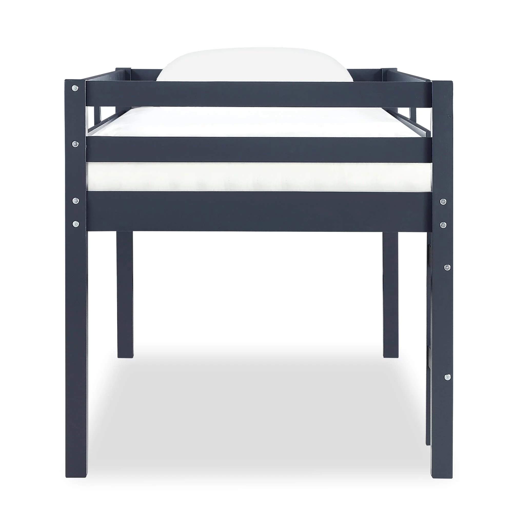 DHP Benson Junior Twin Loft Bed, Blue