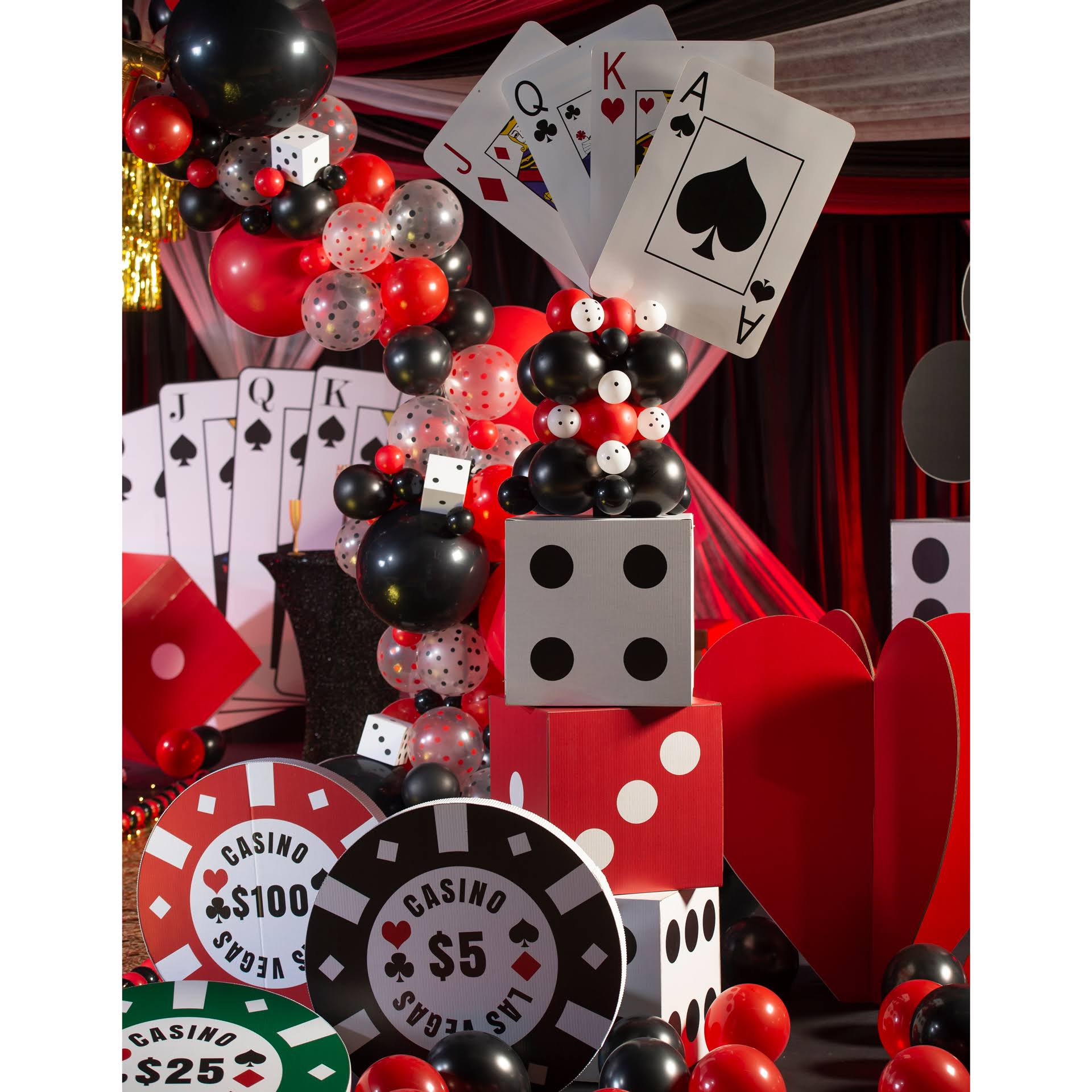 Shindigz 8 ft. 8 in. Roll The Dice Balloon Column