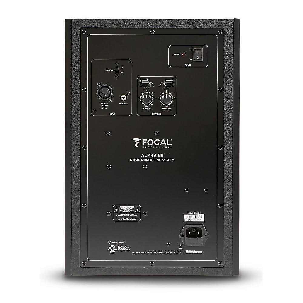 Focal Alpha 80 8x22 Powered Studio Monitor (Each) Regular 194744144103