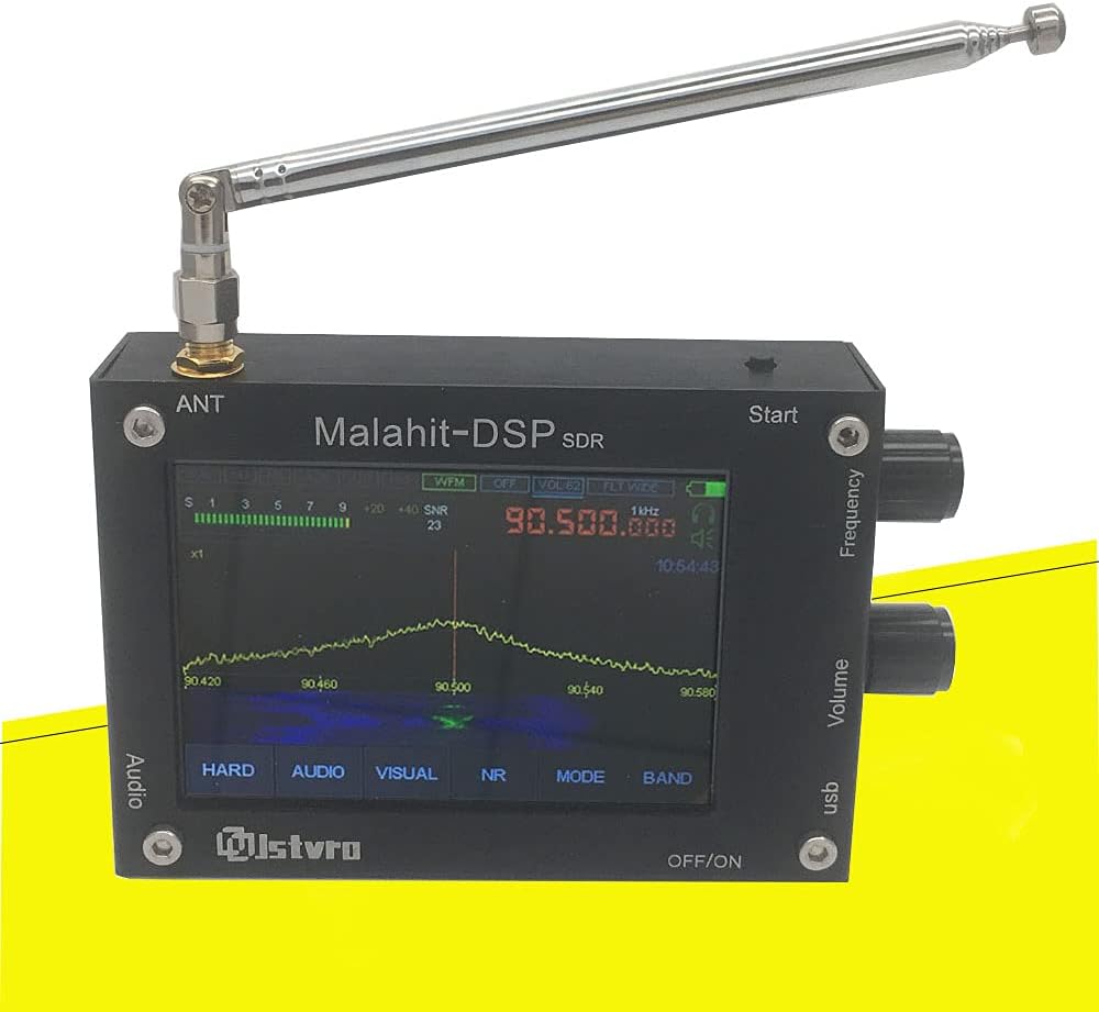 3.5" 1.10b 50Khz-2000Mhz malahit DSP SDR Receiver Malachite shortwave Nice Sound