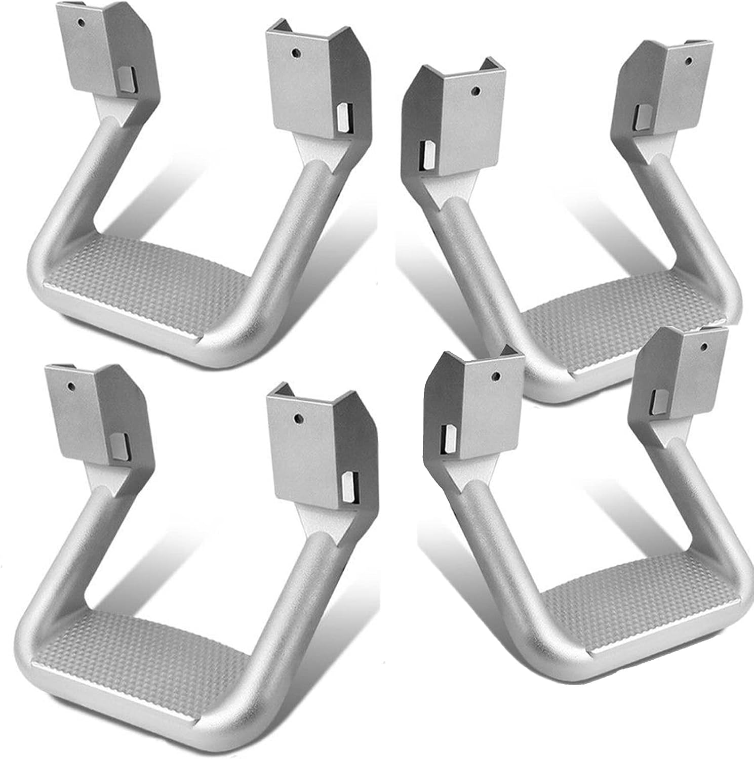 Universal Aluminum Side Step for Truck SUV, 2 Piece Black Pack of 2