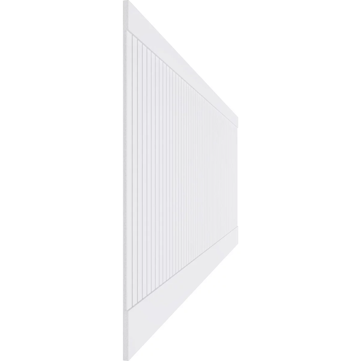 Ekena Millwork 40"H x 94 1/2"W Beadboard PVC Wainscot Paneling Kit