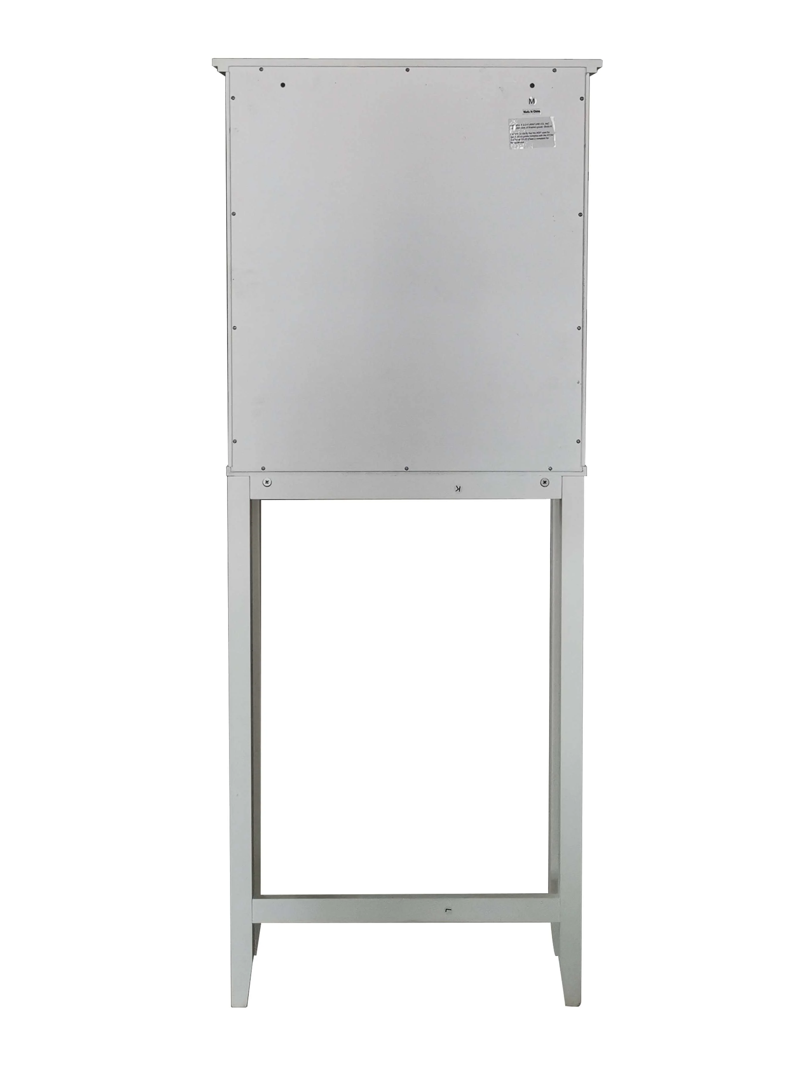 Kings Brand Furniture Over the Toilet Bathroom Storage Cabinet Space Saver, White