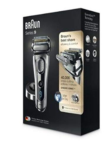 Braun Series 9-9095cc Wet and Dry Foil Shaver for Men with Cleaning Center, Electric Men's Razor, Razors, Shavers, Cordless Shaving System