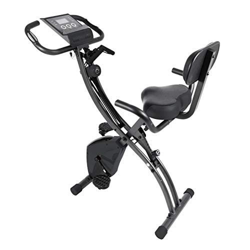 Echelon Flex Express Folding Exercise Bike: Magnetic, Foldable, Upright/Recumbent, Multi-Level Resistance, Arm Resistance Band, and LCD Display