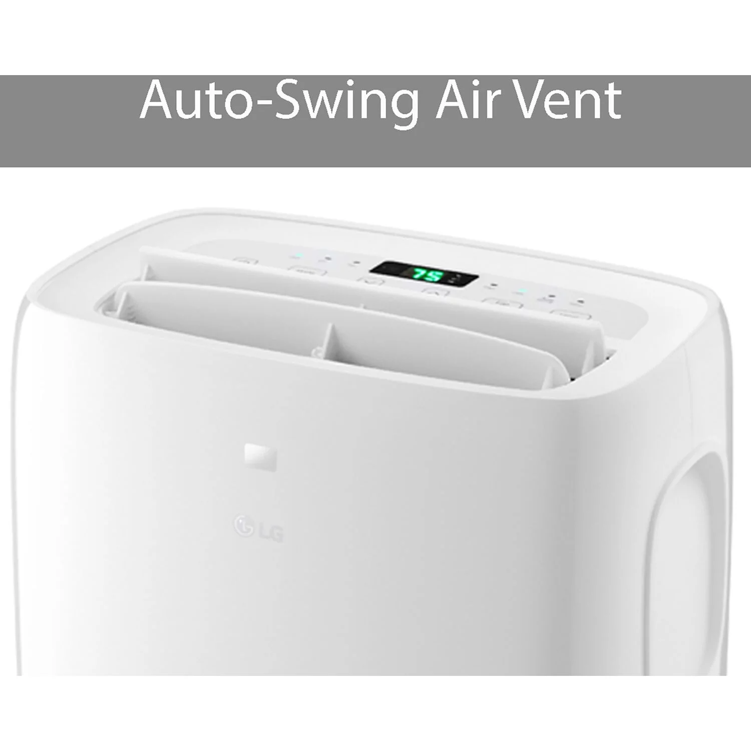 LG 6,000 BTU (DOE) / 8,000 BTU (ASHRAE) Portable Air Conditioner, Cools 250 sq ft (10' x 25')
