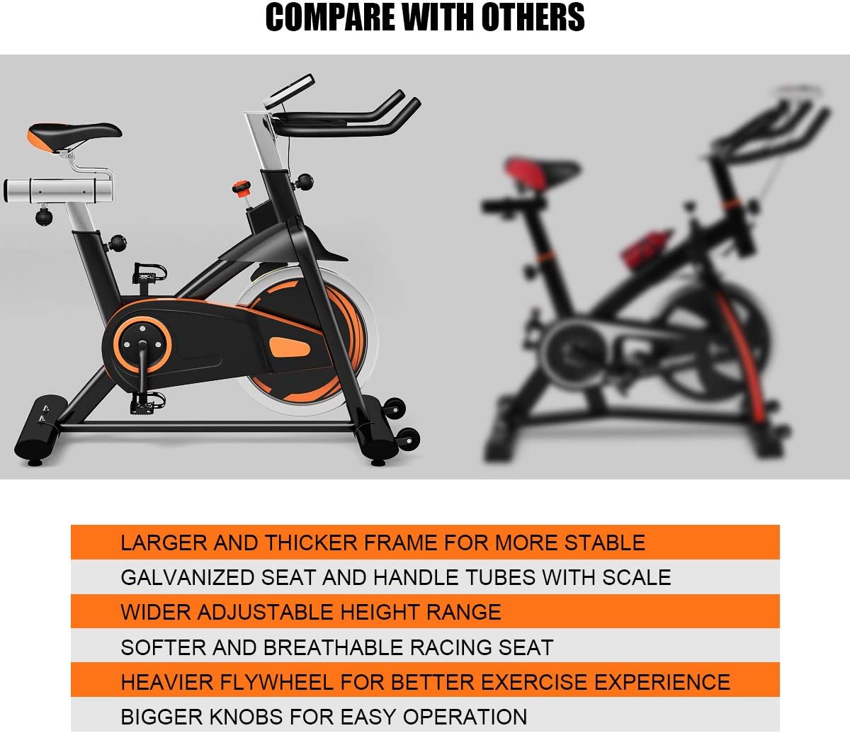 GYMAX Indoor Cycling Bike, Stationary Exercise Bike with LCD Monitor Heavy Duty 30 LBS Flywheel & Comfortable Seat Cushion for Home Cardio Workout