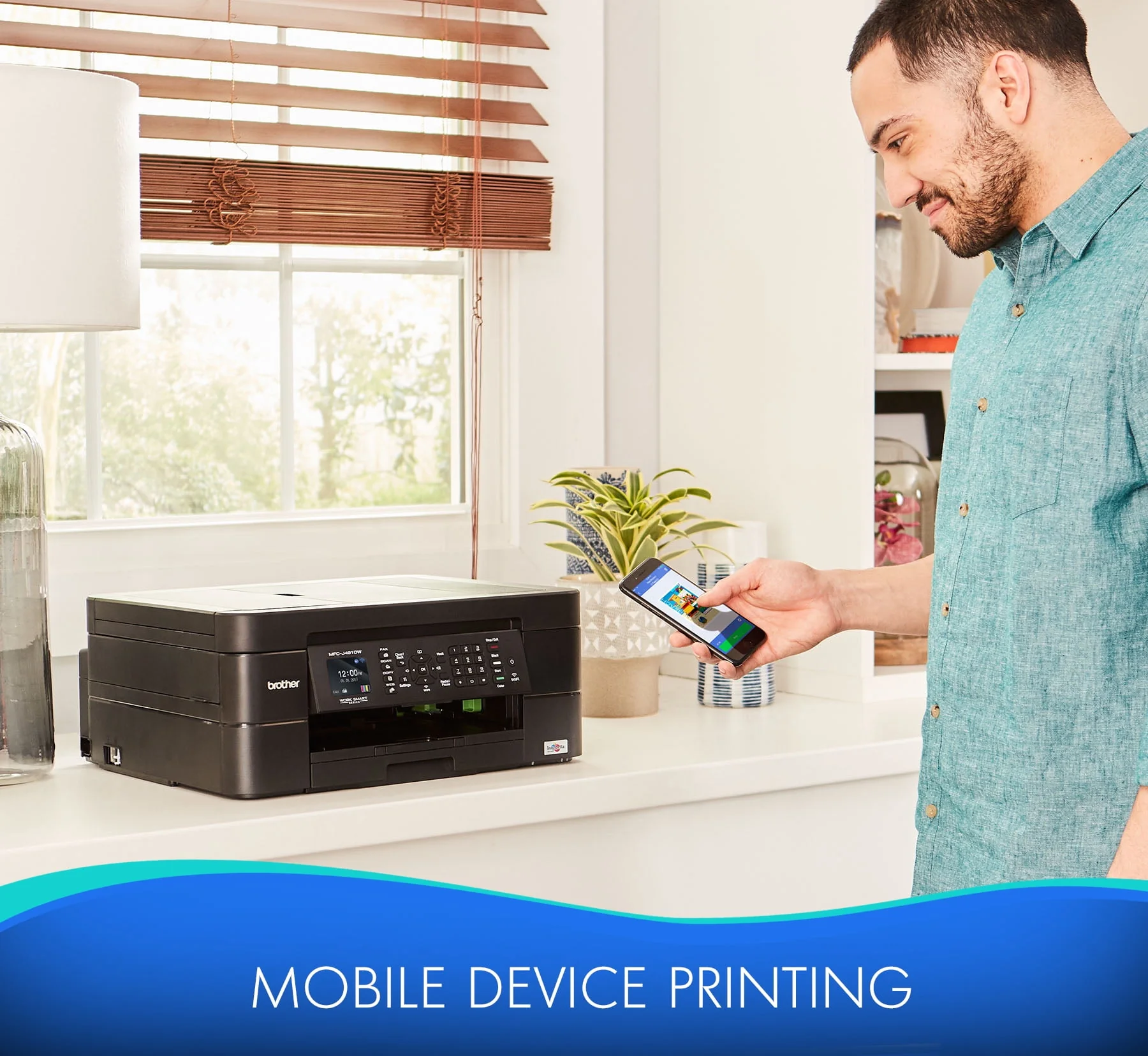 Brother MFC-J491DW Multi-Function Wireless All-in-One Inkjet Printer