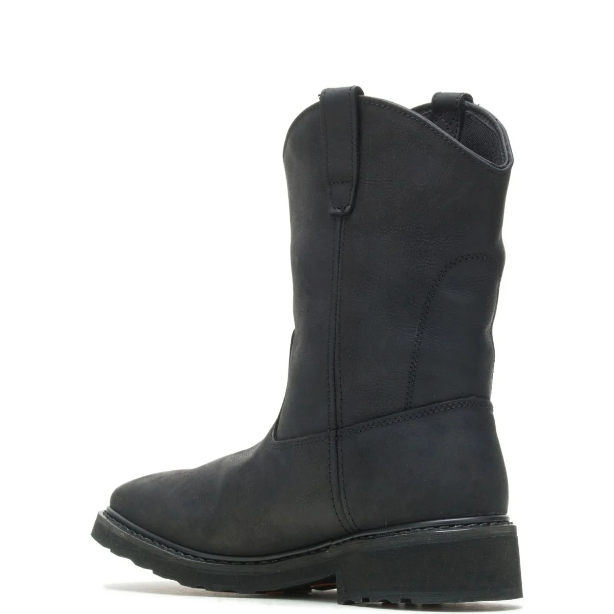 HARLEY-DAVIDSON WORK Mens Altman Western Classic Soft Toe Work Boot Black - D93561 black/black - Curated Treasures Market