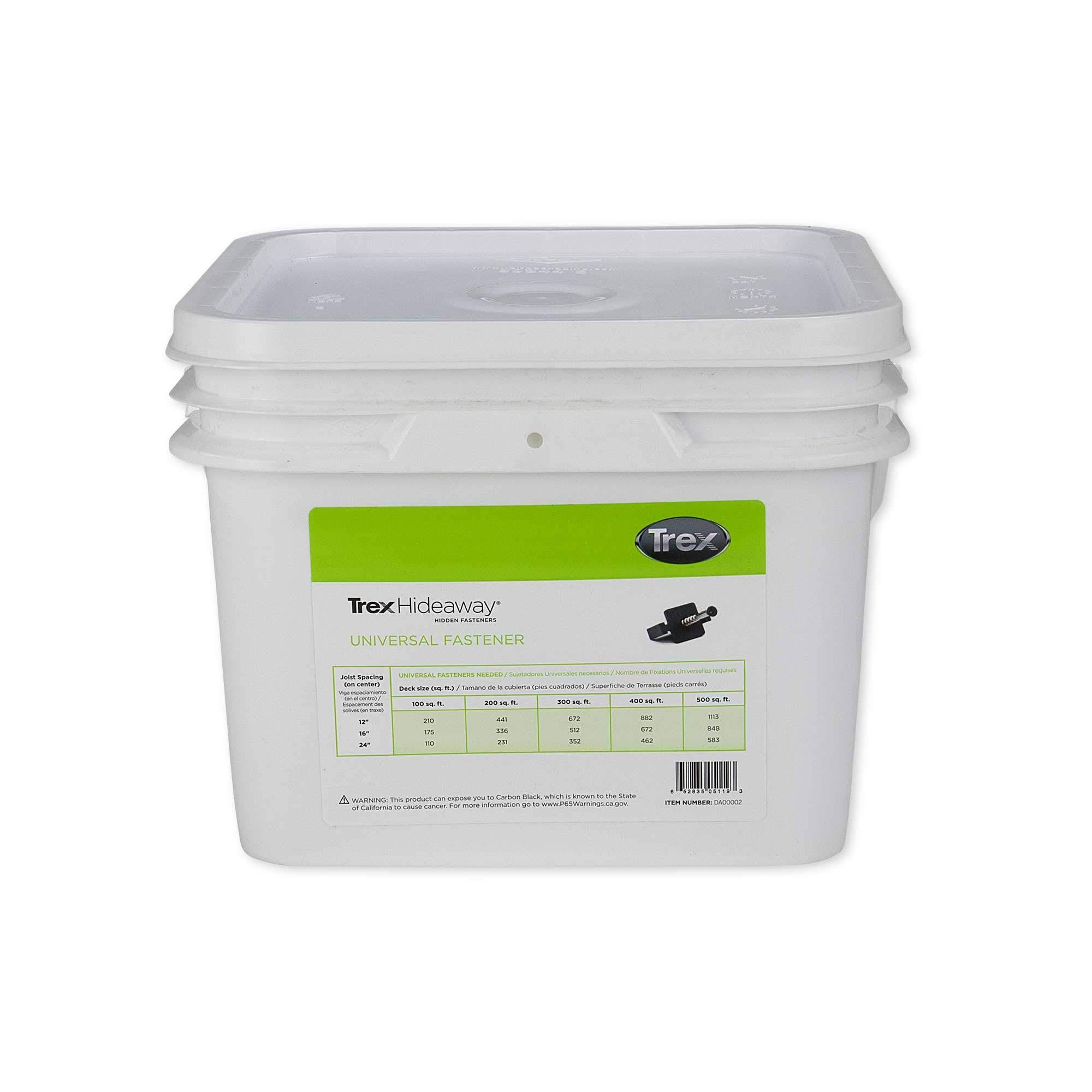 Trex Hideaway Universal Hidden Deck Fastener Clip 500 sqft Bucket