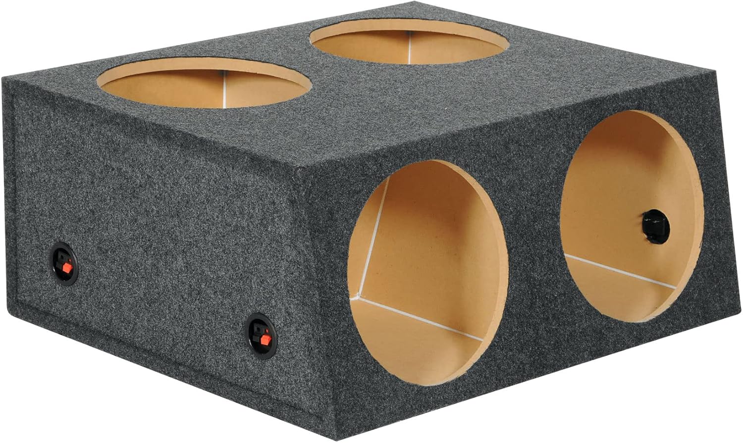 Rockville RQ12A-4 (2) Front (2) Top Sealed 12" Subwoofer Enclosure Sub Box