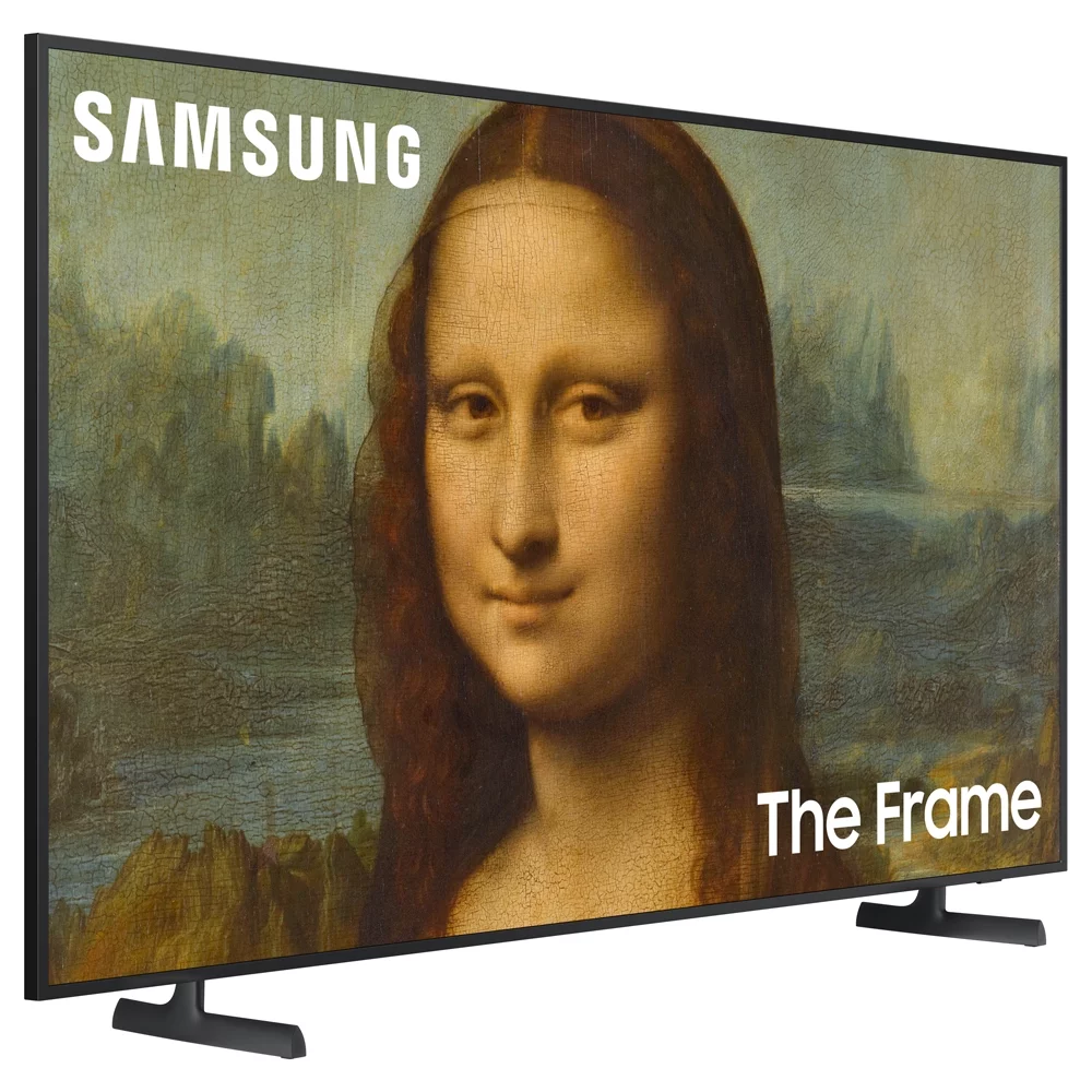 Samsung QN65LS03BAFXZA 65 inch the Frame QLED 4K UHD Quantum HDR Smart Television 2022 Bundle with Samsung 65 inch Modern Teak