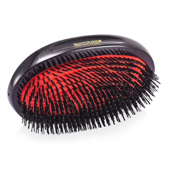 Mason Pearson - Boar Bristle - Large Extra Military Pure Bistle Large Size Hair Bush (Dark Ruby) 1pc