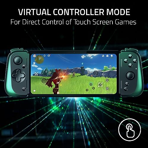 Razer Edge WiFi Gaming Tablet: Snapdragon G3X Gen 1 - Console-Class Control with HyperSense Haptics - 6.8” 144Hz AMOLED FHD+ Touchscreen - Android, PC, Xbox, Cloud Gaming - Powered Nexus App