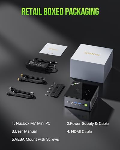 GMKtec Gaming PC, K11 AMD Ryzen 9 8945HS(8C/16T, Up to 5.2GHz), 32GB DDR5 RAM 1TB Mini PC Desktop Computer, Oculink, Dual NIC 2.5GbE LAN, HDMI/DisplayPort/USB4*2
