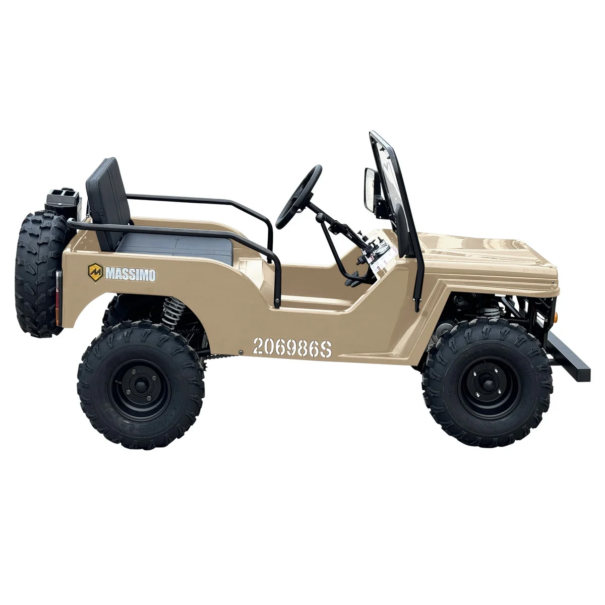 Massimo Mini 125 | 4 Stroke 9HP 2WD (Go Kart) (Quicksand) - Curated Treasures Market