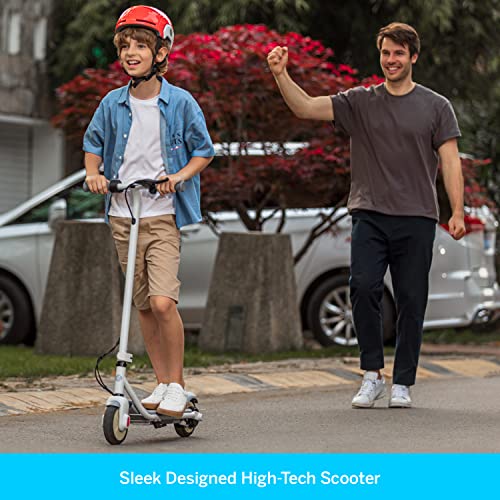Segway Ninebot eKickScooter - Electric Scooter for Kids 6-14, w/t Adjustable Handlebar Height (Only C2 Pro) for Riders up to 132 lbs, Includes New Cruise Mode, UL-2272 Certified